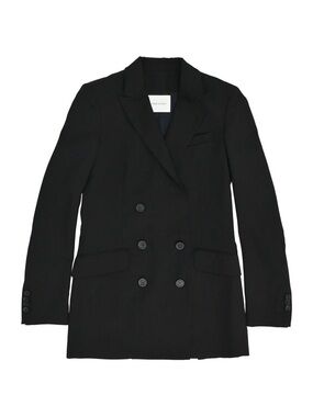 Pierre Balmain Black Double-Breasted Blazer Jacket